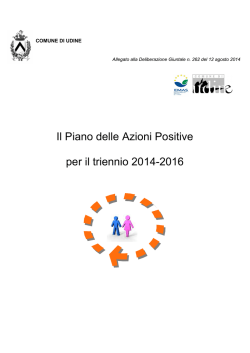 il Piano Azioni Positive 2014-2016