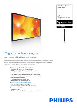 Philips Signage Solutions Display Q-Line BDL4620QL Full