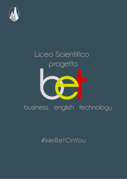 Il Liceo Scientifico progetto BET