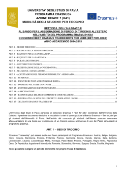 Unipv - all. II rettificato