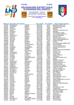 Al.. Com. 2.15 Liste Svincolo ex. art. 108