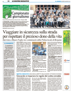g-bgb - xx - Campionato di Giornalismo il Giorno