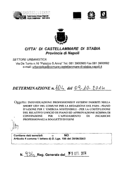 DETERMINAZIONEn.AO~ del Of1-d0~ 2.-0AL-t