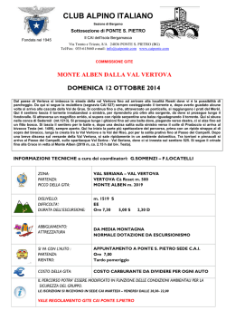 Monte Alben dalla Val vertova