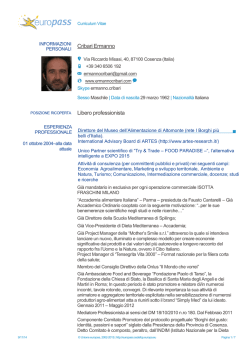 Curriculum Vitae - Ermanno Cribari-Home