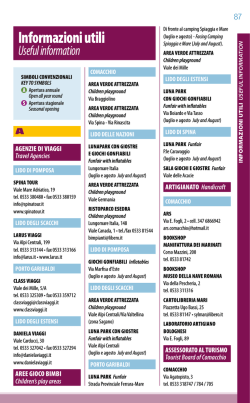 Stampa il file pdf. con tutte le informazioni utili di Comacchio e i 7 lidi