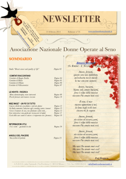 clicca qui - Associazione Nazionale Donne Operate al Seno