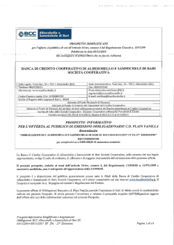 Prospetto Informativo