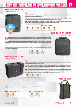 Borse per Lettini Bags for bed