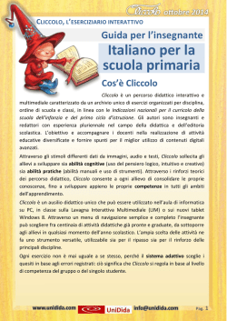 Italiano per la scuola primaria