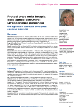 Oral appliance in obstructive sleep apnea