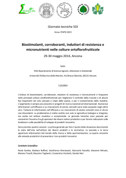 Prima circolare - Test sulla sicurezza