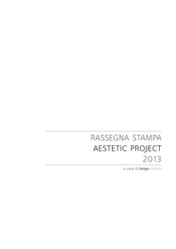 scarica la rassegna stampa 2013