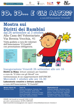 Mostra sui Diritti dei Bam