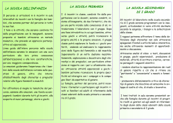 la scuola primaria la scuola secondaria di i grado la scuola dell