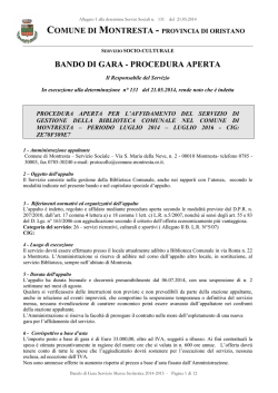 Bando [file ] - Regione Autonoma della Sardegna