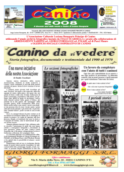 Associazione Culturale Luciano Bonaparte di Canino