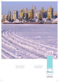 COLDPROOF RAINPROOF ANTIFREDDO ANTIPIOGGIA