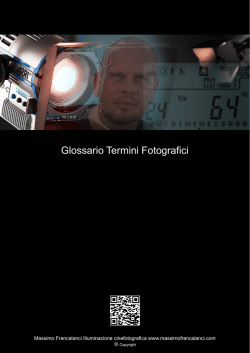 glossary - Massimo Francalanci