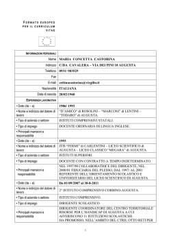 curriculum aggiornato al 26-07 2011 d.s. maria
