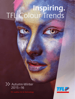 Inspiring. TFL Colour Trends