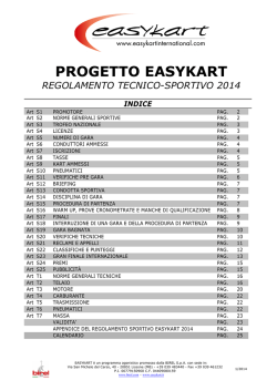 regolamento sportivo 2014