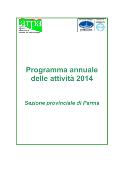 Programma annuale delle attività 2014