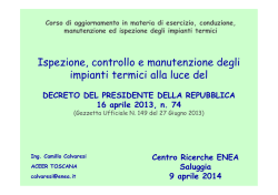 DPR 74 - Calvaresi - ENEA di Saluggia
