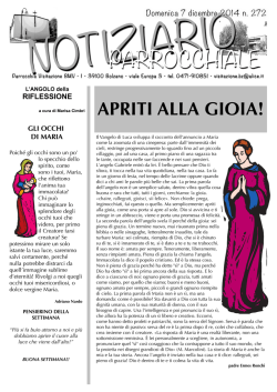 Giornalino del 7 dicembre 2014