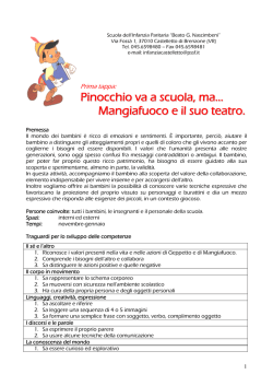 Pinocchio va a scuola, ma&hellip;