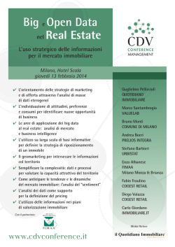 Big e Open Data nel Real Estate