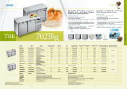 (BIG) - TAVOLI REFRIGERATI MAXI PER LA RISTORAZIONE