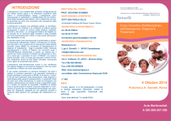 4 Ottobre 2014 INTRODUZIONE