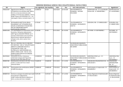CIG Oggetto Imp. aggiudicato Imp. liquidato Inizio