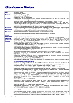 Curriculum in stile professionale