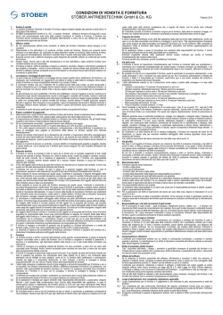 Condizioni Generali di Vendita