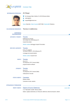 Ali Waqar Tecnico in elettronica