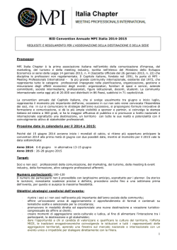 BID MPI Italia 2014-2015