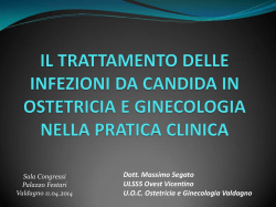 Il trattamento delle infezioni da candida in ostetricia e