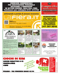 ACQUISTIAMO ESERCIZIO COMMERCIALE