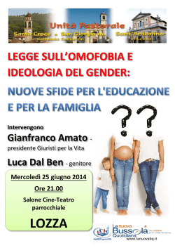 Gianfranco Amato - Luca Dal Ben - genitore
