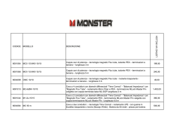 CODICE MODELLO DESCRIZIONE LIS T INO IV A