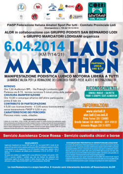 INFORMAZIONI RICONOSCIMENTI