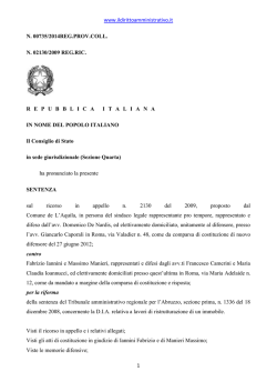 Consulta il testo - Osservatori Sulla Giurisprudenza