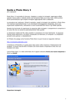 Guida a Photo Story 3
