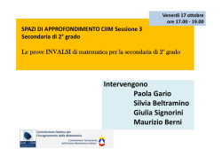 Intervengono Paola Gario Silvia Beltramino Giulia Signorini