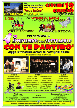 Con te partirò: 19 giugno 2014