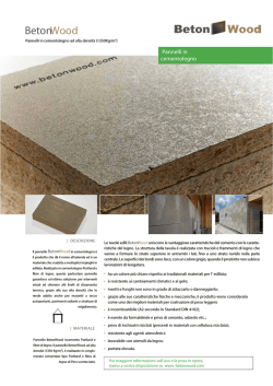 Scheda tecnica Cementolegno