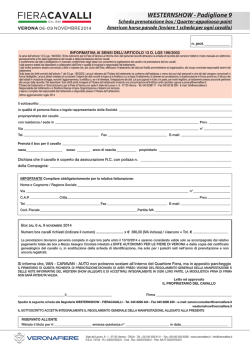 scheda iscrizione e prenotazione box