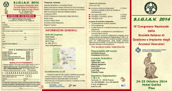 Programma SIGIAV 2014 Pisa B - Area